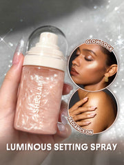 SHEGLAM Light Me Up pearlescent particles create luminous radiance.