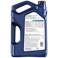 Shell Rotella T6 10W-30 pour image highlighting extended drain and uptime benefits.