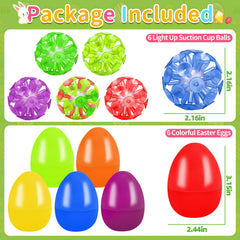 Shemira light-up suction cup balls brighten playtime on windows.