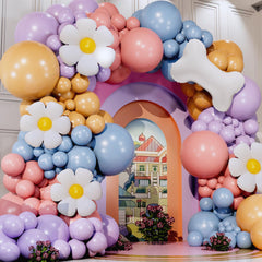 SHERYL DECOR 100-balloon pack provides variety for a lush arch