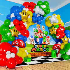SHERYL DECOR star balloon adds sparkle to the video game theme.