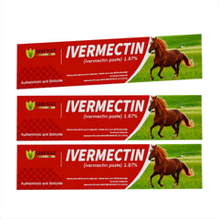 SHEVAT VITAMINS ivermectin horse paste apple flavored tube front for easy administration