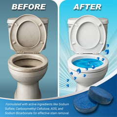 Shinefy hard water stain remover tablet helps fight limescale buildup.