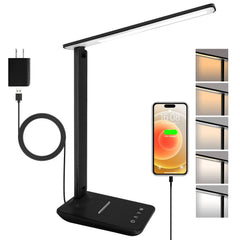 Shinelife LED desk lamp delivers crisp office lighting for focused work.