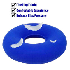 Shineyid inflatable donut pillow with inflator enables quick setup