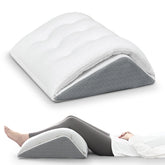Shinnwa Knee Wedge Pillow, convertible top view, offers versatile support for sleeping positions.
