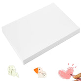Shinok 100-sheet white construction paper stack ideal for school projects