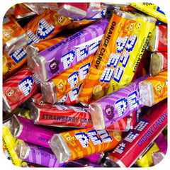 Shippedfast PEZ refills variety bag showing a colorful assortment for kids and classroom rewards.