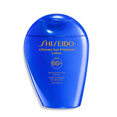 Shiseido Ultimate Sun Protector Lotion shows clear, residue-free application for daily wear.