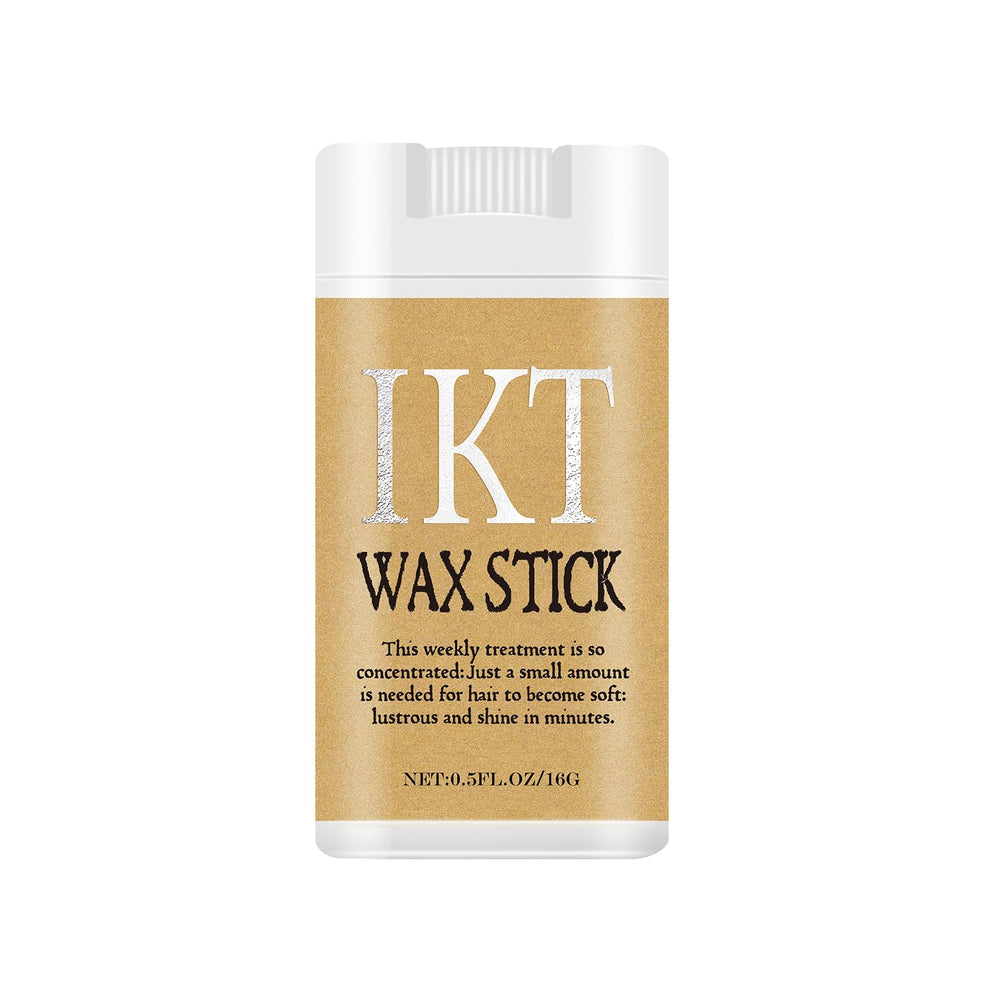 Shiyalan Hair Wax Stick application for easy, smooth styling.