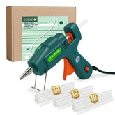 SHJADE hot glue gun front view with compact 20W design for quick crafts