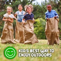 Shop Square biodegradable burlap sacks promote eco-friendly outdoor recreation