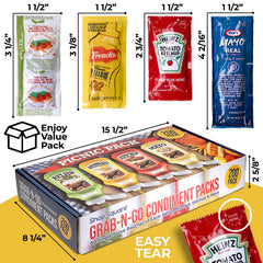 Shop Square mayo packets ideal for hot dogs, burgers, and boxed lunches on trips.
