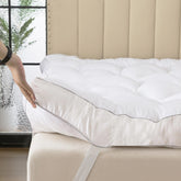 SHOUREN memory foam topper texture shows a smooth surface for even support.