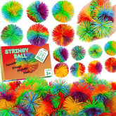 SHQDD stringy balls 14-piece set for tactile play and stress relief.