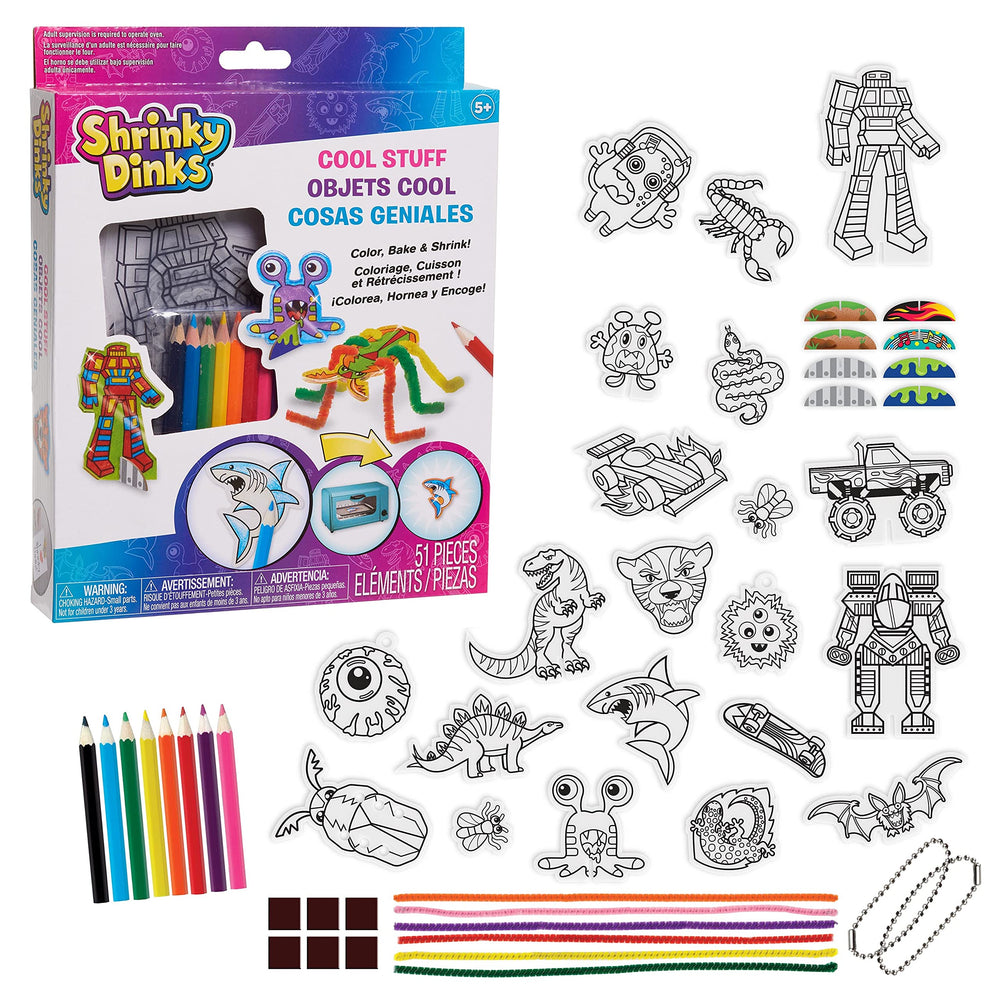 Shrinky Dinks Cool Stuff Activity Set pack enables kids to design and save their art.