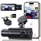 SHRINLUCK X5 front 4K video clearly captures road signs and license plates for reference