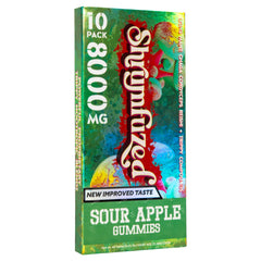 Shrumfuzed gummy close-up highlighting texture for focused moments and energy