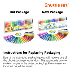 Shuttle Art gel crayons close up bright pigments glide smoothly on paper