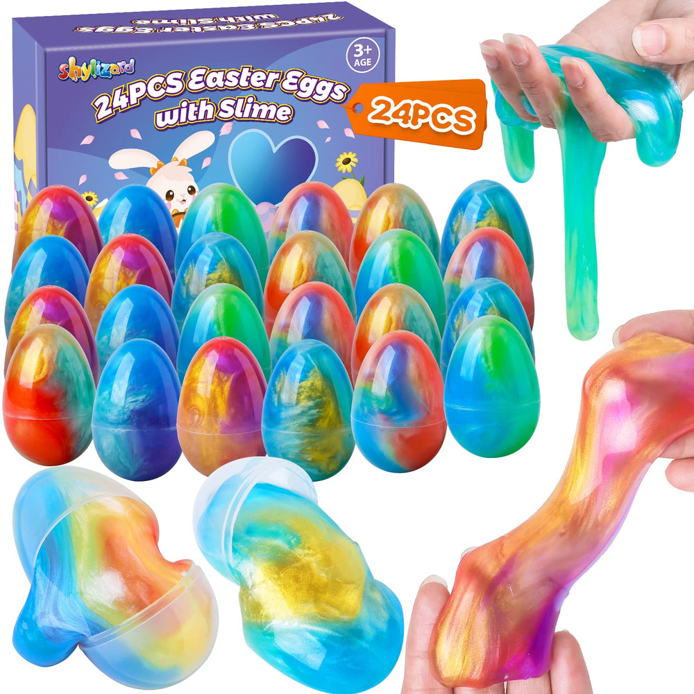 ShyLizard prefilled Easter eggs with slime offer colorful play for Easter hunts