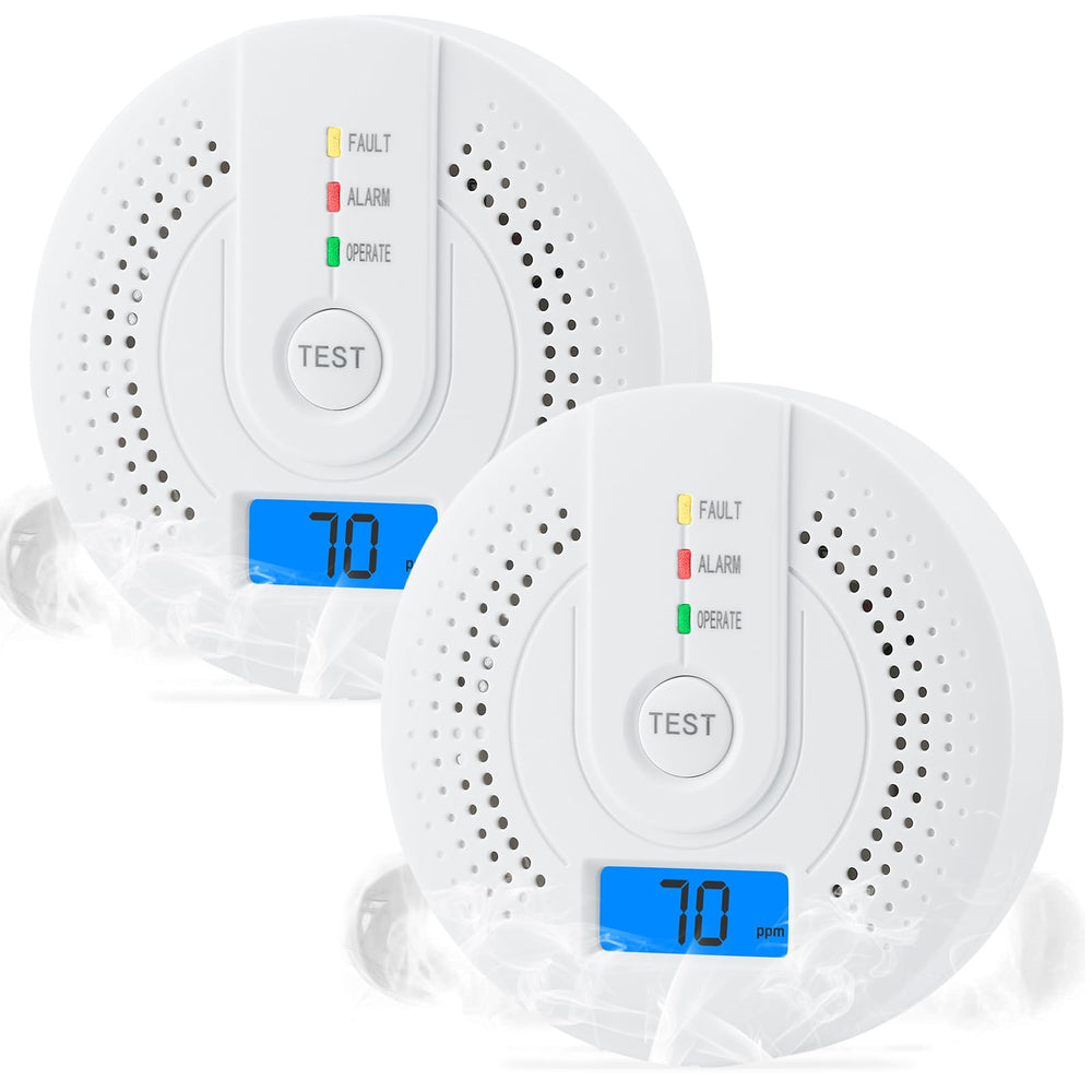 SHYEEH JA-995 front display for real-time CO readings and quick awareness