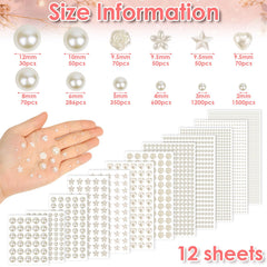 Shynek stick-on pearls for easy DIY hair art and accessories