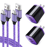 Sidpro fast charger kit wall charger with dual ports powers two devices safely.