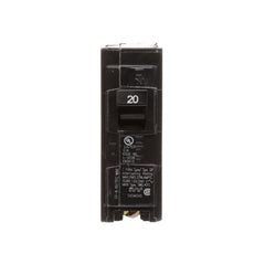In-panel Siemens Q120 20A breaker with quick connect for safe wiring
