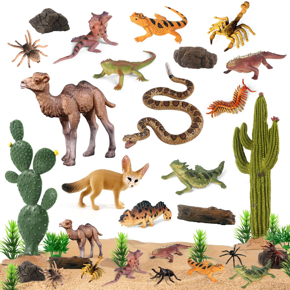 SIENON desert camel figure for dioramas and cake toppers