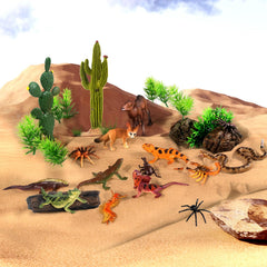 SIENON desert fennec fox figure for classroom dioramas