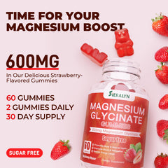 Sieralyn magnesium glycinate ingredients panel highlighting vegan formula