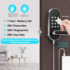Sifely smart lock app interface enabling remote control and monitoring