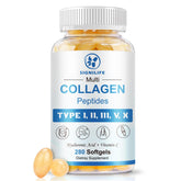 SIGNILIFE Multi Collagen Softgels bottle promotes convenient daily wellness.