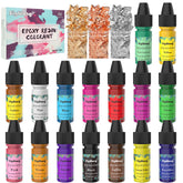 SigWong epoxy pigment collection in a gift box for vibrant resin art