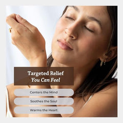 Silk Road Organic Patchouli roll-on cap close-up shows easy, mess-free application