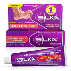 Silka Anti-Fungal Cream bottle front for quick relief