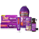 Silka Emergency Foot Care Kit package on display for complete foot care.