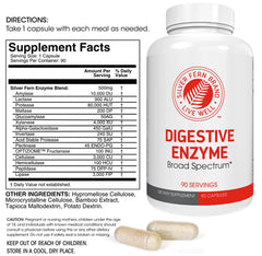 Silver Fern capsules image highlighting convenient daily digestive support.
