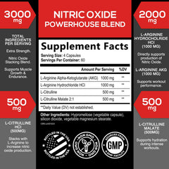 SilverOnyx Extra Strength Nitric Oxide capsules provide sustained vascular pumps.