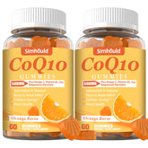 Simhould CoQ10 gummies 2-pack bottle for convenient energy support.