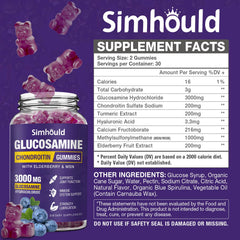 Close-up of Simhould gummies texture showing chewy fruit flavor.