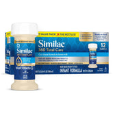 Similac 360 Total Care bottle ready-to-feed for on-the-go feeding.