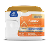 Similac 360 Total Care Sensitive tub displayed for gentle tummy support.