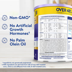 Similac Pro-Total Comfort 2'-FL HMO image highlights immune-nourishing prebiotic benefits.
