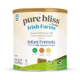 Similac Pure Bliss Irish Farms formula can with resealable lid for easy storage