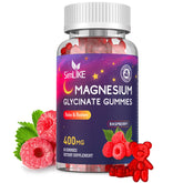 Simlike Magnesium Glycinate Gummies Raspberry bottle for daily calm and gentle relaxation.