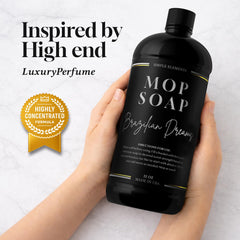 SIMPLE ELEMENTS Brazilian Dreams floor cleaner dry finish delivers no residue on tiles and hardwood