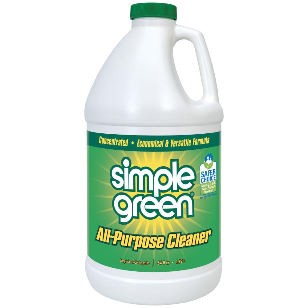 Simple Green all-purpose cleaner concentrate bottle ready for heavy cleaning tasks.