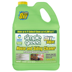Simple Green Oxy Solve bottle front, safe exterior cleaner for mold and mildew