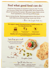 Simple Mills Everything Seed Crackers cracker close-up with seeds visible emphasizing crisp texture.